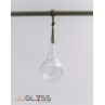 Bulb 12 cm. - Hanging vases light bulbs, Height 12 cm.